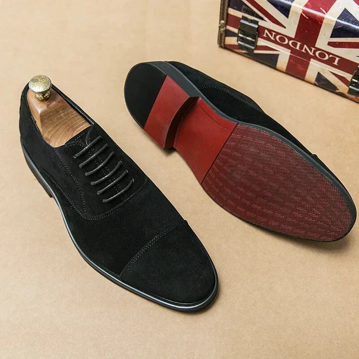 Savile Oxfords: Formal Dress Shoes, Hand-Stitched Genuine Italian Leather – Designed by HughVance Savile Row