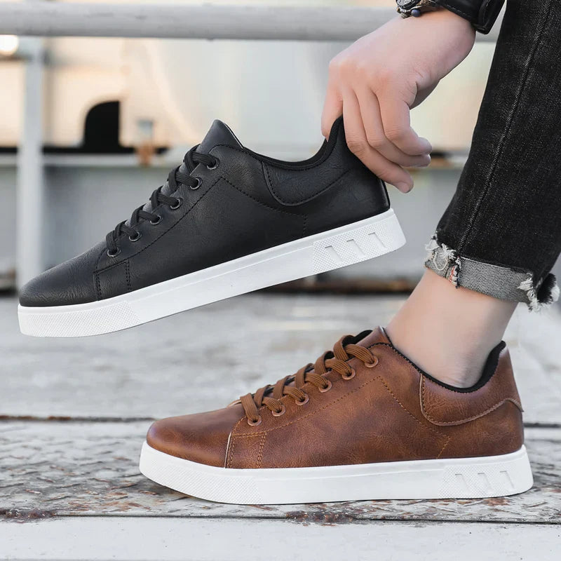 Iconic Leather Low Top Sneaker