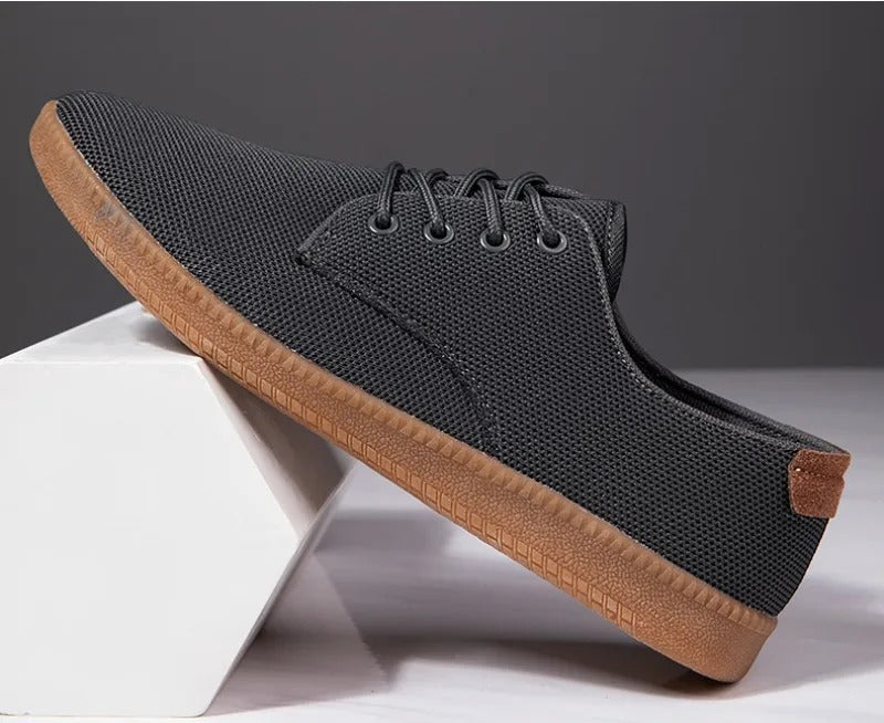 Cade Laced Slip-On Canvas Shoes