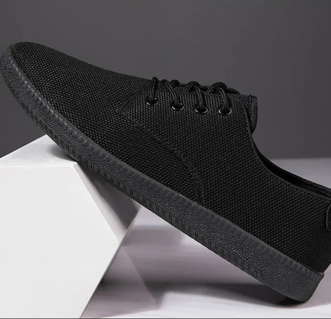 Cade Laced Slip-On Canvas Shoes